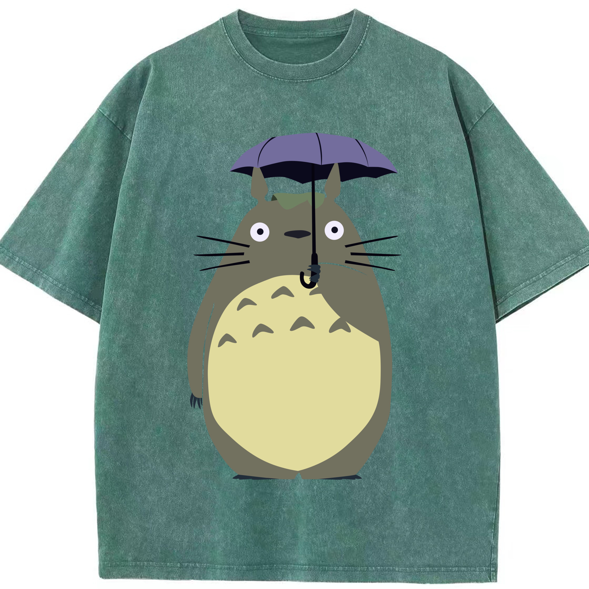 （画像用） となりのトトロ 草壁メイ 草壁サツキ My Neighbor Totoro Satsuki Kusakabe Mei Kusakabe 綿100% ヴィンテージ風 半袖Tシャツ（フロントプリント）